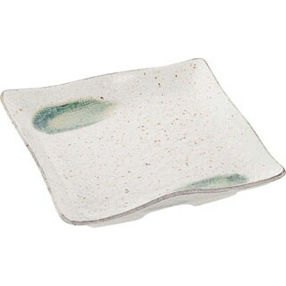 【まとめ買い10個セット品】 和食器コレクション 筆織部 正角和皿 24cm【ECJ】