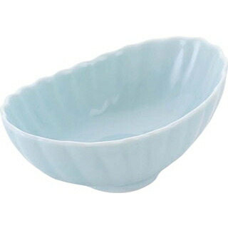 【まとめ買い10個セット品】 和食器コレクション ブルー 舟形小【ECJ】