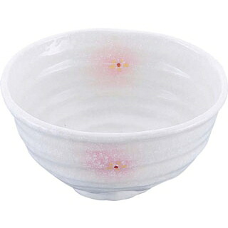 【まとめ買い10個セット品】 和食器コレクション ピンク白吹小花 丼 5.5寸【ECJ】|マルシェ&キッチンカーWORLD