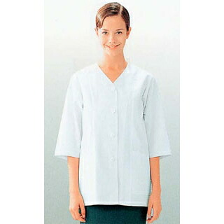 【まとめ買い10個セット品】 女性用コート(調理服)AA331-8 7号【ECJ】