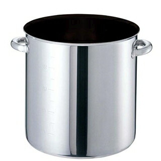 EBM モリブデンジIIプラス 寸胴鍋 27cm 蓋無 ノンスティック【ずんどう ラーメン 寸胴鍋料理 業務用パスタ鍋 業務用鍋通販】【ECJ】