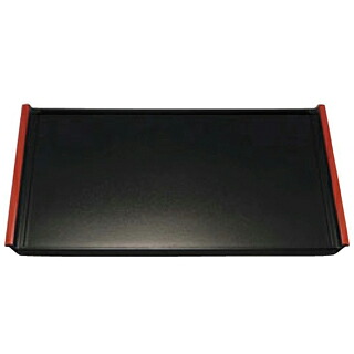 【まとめ買い10個セット品】 ABS 奥広フライト盆SL 黒天朱タタキ 尺4 6-21-2【ECJ】|マルシェ&キッチンカーWORLD