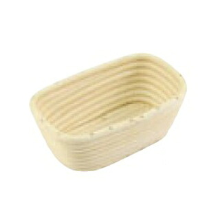 【まとめ買い10個セット品】 籐製 発酵ねかしカゴ 角型 VC-10 内寸165×100【ECJ】|マルシェ&キッチンカーWORLD
