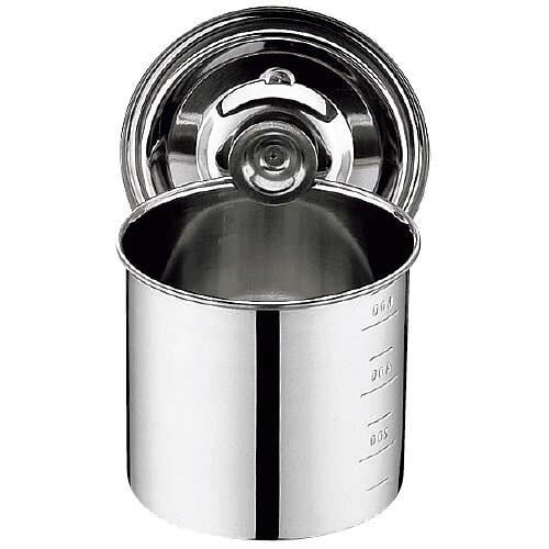 【まとめ買い10個仕掛ける品】UK 18-8 勝手もとポット 目盛付 12糎 手無【 勝手もとポット 丸型 】【ECJ】