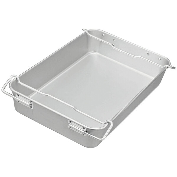 【まとめ買い10個セット品】アルマイト キングコンテナー 小 470×345×H100【ECJ】