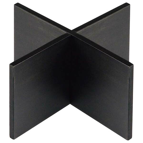 【まとめ買い10個セット品】木製 組立十字スタンド 黒 200×200×100mm【ECJ】|マルシェ&キッチンカーWORLD