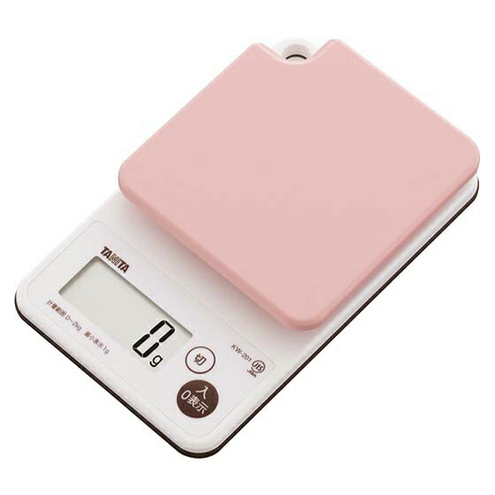 【まとめ買い10個セット品】タニタ デジタルクッキングスケール 2kg KW-201 PK ピンク【ECJ】