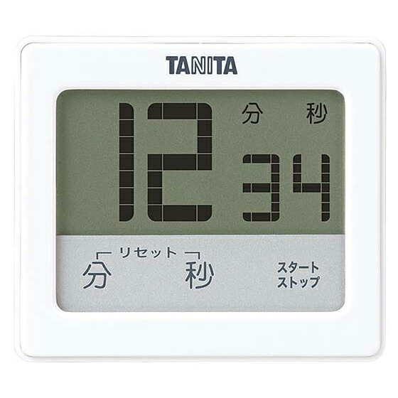 【まとめ買い10個セット品】タニタ 防水タッチパネルタイマー TD-414 WH ホワイト【ECJ】