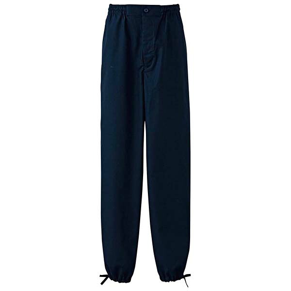 【まとめ買い10個仕掛ける品】作務衣ズボン下 EL3378-1(男女兼用)紺 L【ECJ】