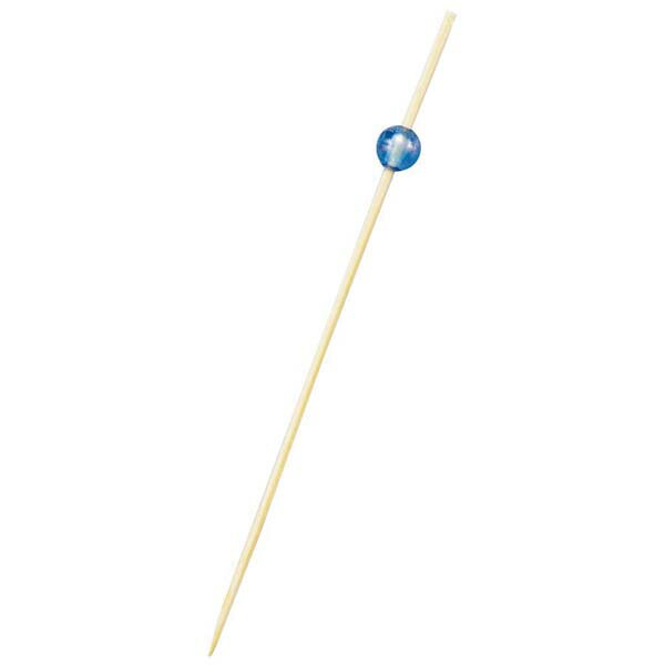 【まとめ買い10個仕掛ける品】竹製 ビーズピックス 9糎 青み(50本入)09493【ECJ】