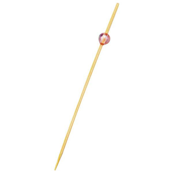 【まとめ買い10個仕掛ける品】竹製 ビーズピックス 9糎 サクラ色(50本入)09495【ECJ】