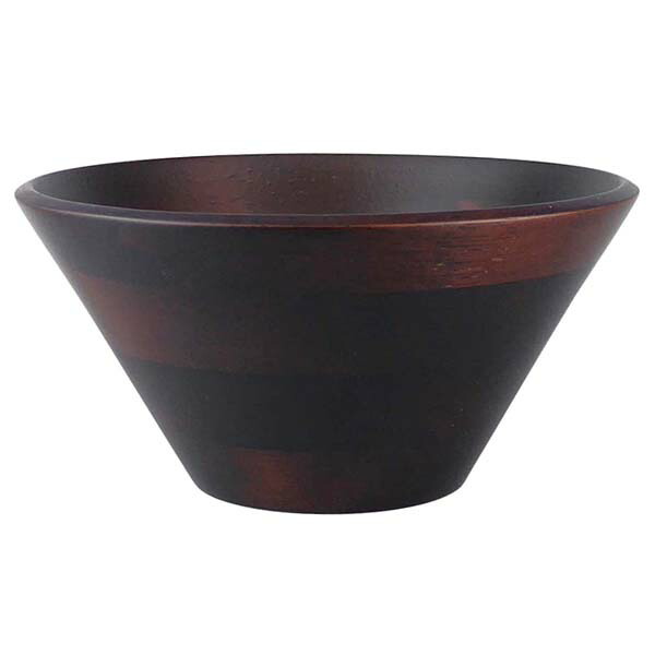 【まとめ買い10個セット品】ラバーウッド サラダボール ブラウン 16cm 640477【ECJ】