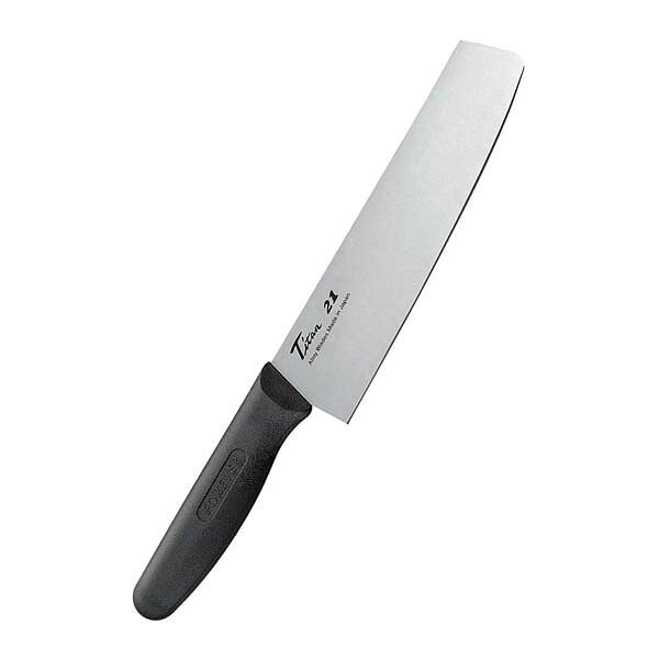 【まとめ買い10個仕かける品】銀チタン 菜切庖丁 F-7016(HV-18)18糎【ECJ】