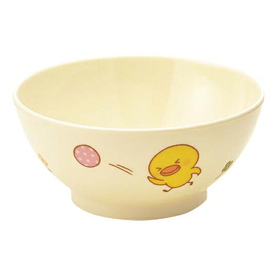 【まとめ買い10個セット品】メラミン 子供食器 ひよこぐみ 飯茶碗(身)J5BHI【ECJ】