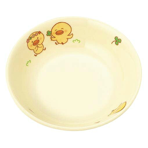 【まとめ買い10個セット品】メラミン 子供食器 ひよこぐみ 丸深皿 10cm D63HI【ECJ】