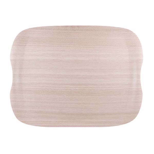 【まとめ買い10個仕掛ける品】地びたお盆 ともし火木材 43cm×33糎 R063076【ECJ】