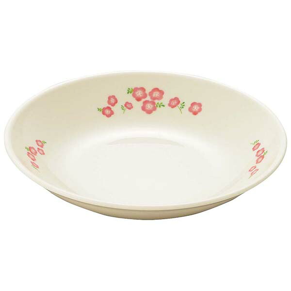 【まとめ買い10個仕掛ける品】メラミン食器 桃花(ももか)深丸皿 20糎 MK-115【ECJ】