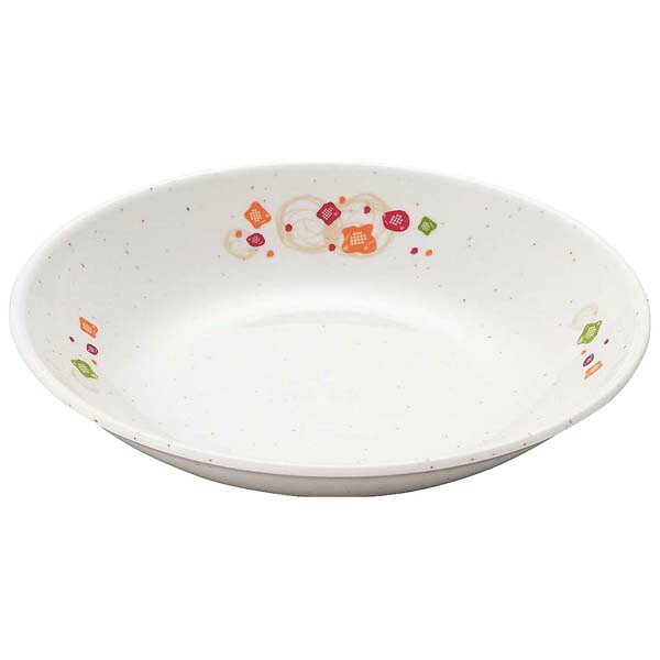【まとめ買い10個仕掛ける品】メラミン食器 和華(曖昧模糊たる)深丸皿 20糎 HO-115【ECJ】