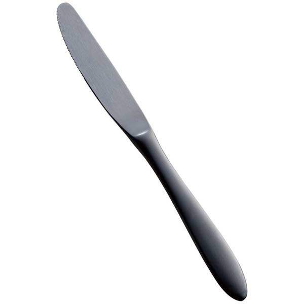 【まとめ買い10個セット品】ステン シーク 黒酸化発色 デザートナイフ(共柄)鋸刃【ECJ】