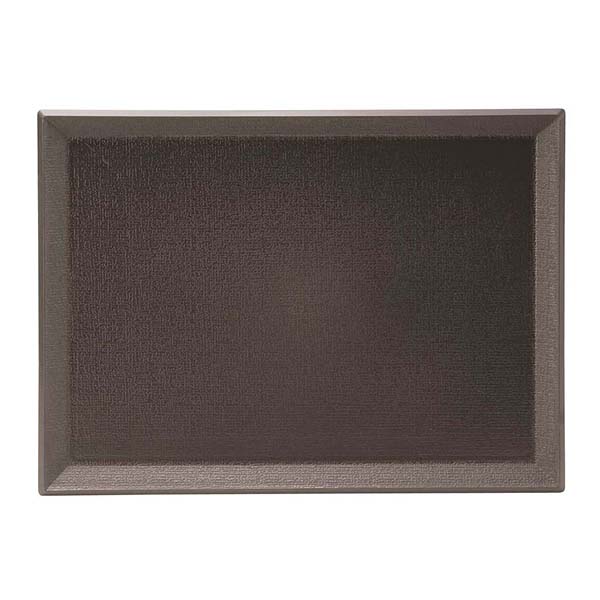 【まとめ買い10個セット品】PP 長角盆 420×315 黒 ノンスリップ M44-373【ECJ】