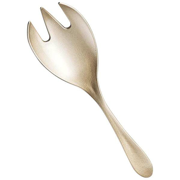 【まとめ買い10個セット品】耐熱ビッグフォーク シャンパンゴールド 1500436【ECJ】