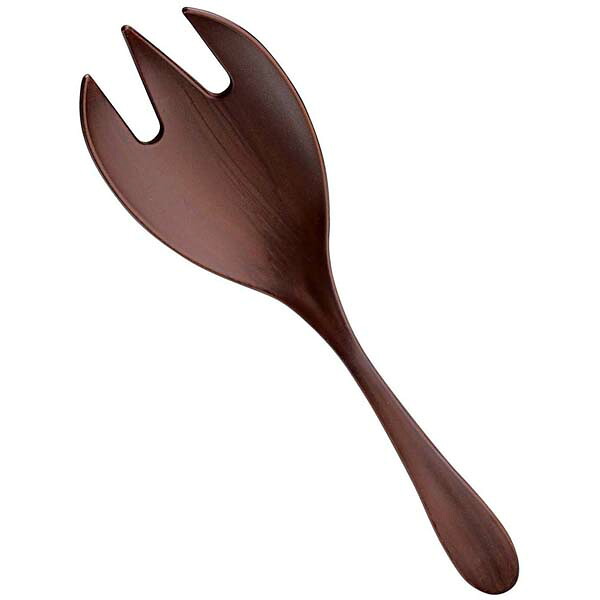 【まとめ買い10個セット品】耐熱ビッグフォーク チーク刷毛目 1500437【ECJ】
