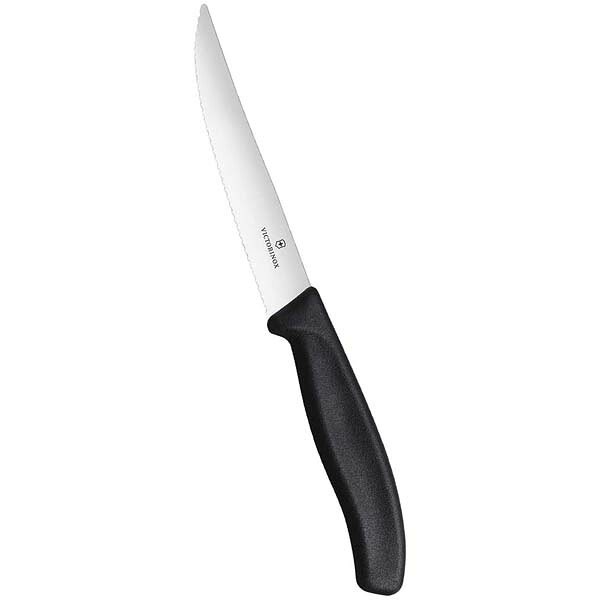 【まとめ買い10個書き割り品】ビクトリノックス スイス連邦古典派音楽 食い道楽出刃包丁BK 12珊 黒いこと 6.7933.12E【ECJ】