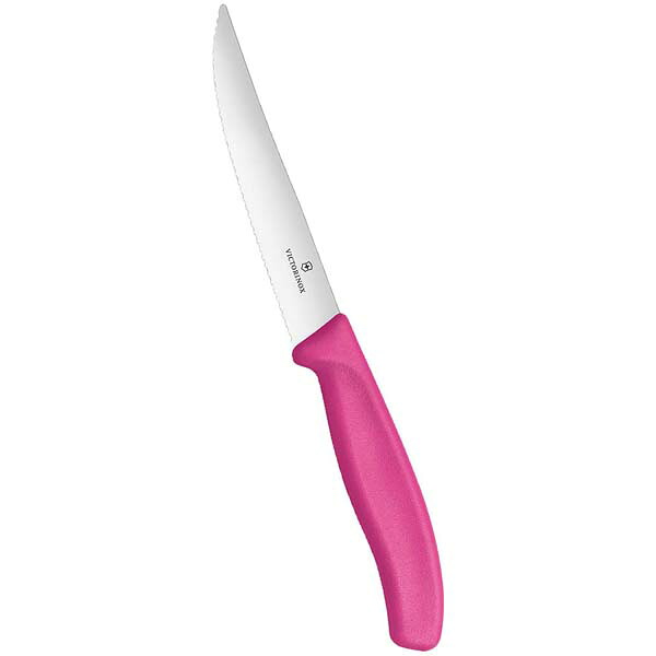 【まとめ買い10個書き割り品】ビクトリノックス スイス連邦古典派音楽 食い道楽出刃包丁PK 12珊 FCサクラ色 6.7936.12L5E【ECJ】