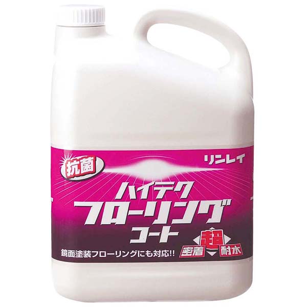 【まとめ買い10個仕掛ける品】リン花の冠 木質床材専用脂蝋涙 ハイテクフローリングコート 4L【ECJ】