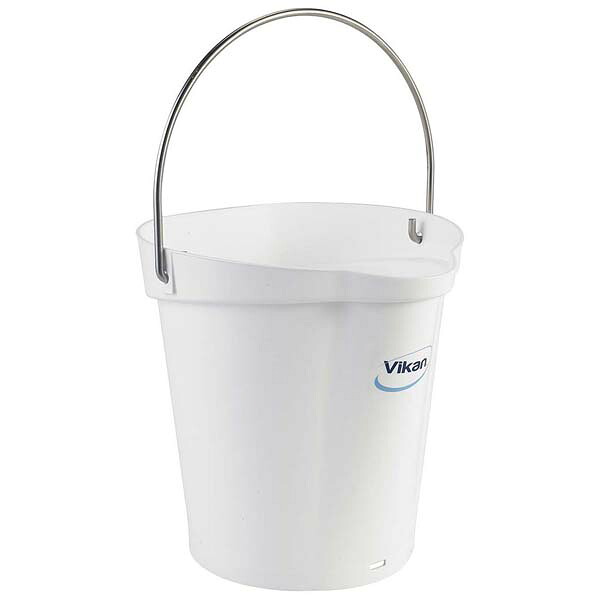 【まとめ買い10個セット品】ヴァイカン ハイジーンバケット 6L 本体 56885 ホワイト【ECJ】