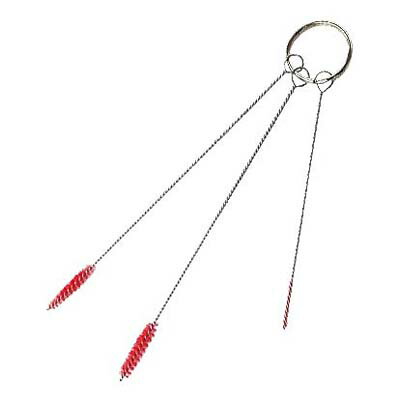 【まとめ買い10個セット品】ヴァイカン パイプクリーナー 3本セット 53624 レッド【ECJ】