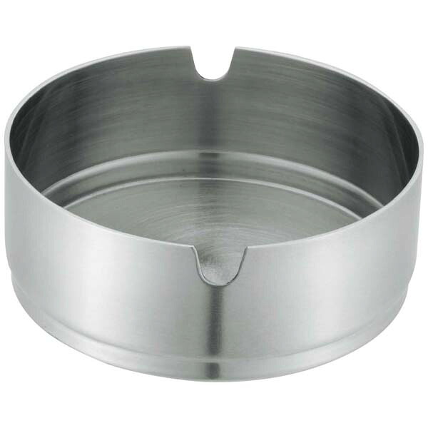 【まとめ買い10個セット品】UK ステンレス スタック灰皿 レスト付 8cm【ECJ】
