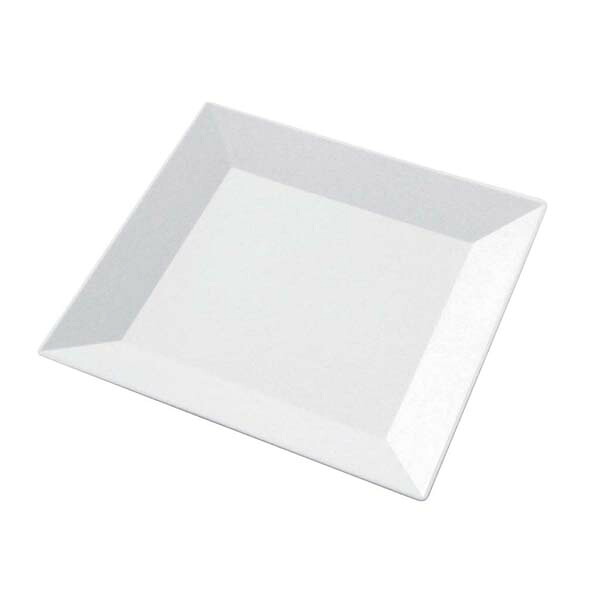 【まとめ買い10個仕掛ける品】プラ入れもの 角皿 30(10枚入)白磁【ECJ】