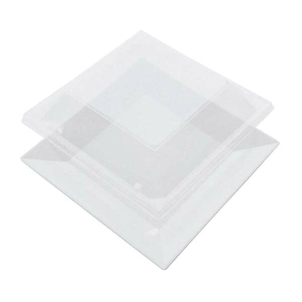 【まとめ買い10個セット品】プラ容器 角皿 30用蓋(10枚入)【ECJ】