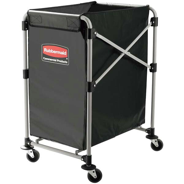 ラバーメイド Xカート シングルタイプ 150L ブラック RM1881749BK【ECJ】