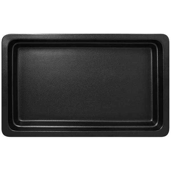 ラックポーセレン ガストロノームパン 角型 浅 1/2 スモーキーブラック【ECJ】
