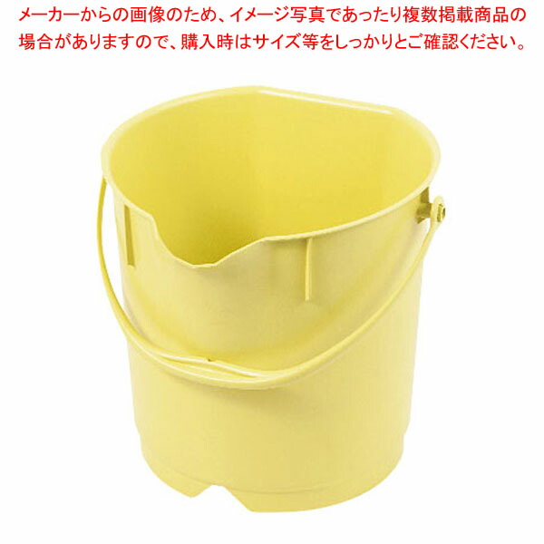 バーキンタX カラーバケツ15L 黄 66218100 【ECJ】