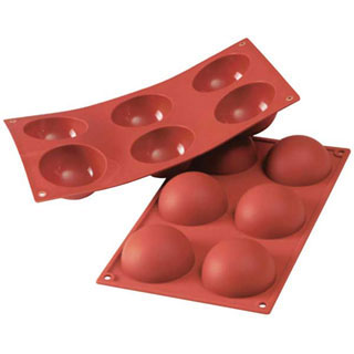 【まとめ買い10個セット品】SF002 ハーフボール 6ヶ取【厨房器具 製菓道具 飲食店】【ECJ】|マルシェ&キッチンカーWORLD