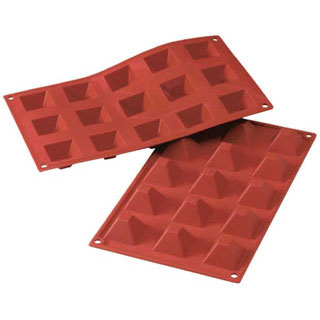 【まとめ買い10個セット品】SF008 ピラミッド 15ヶ取 【厨房器具 製菓道具 飲食店】【ECJ】