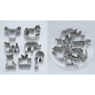 【まとめ買い10個セット品】【18-8 クッキーカッター 7pcs 100021】 【厨房器具 製菓道具 飲食店】 【バレンタイン 手作り】【ECJ】
