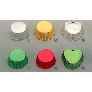 【チョコカップ［2，000枚入］ ［5］9013 ENDO ハート［銀］ ENDO】 【厨房器具 製菓道具 飲食店】 【バレンタイン 手作り】【ECJ】