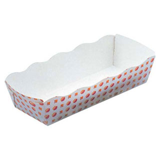 【まとめ買い10個セット品】【ベーカリートレー長方形［100枚入］ 水玉】【厨房器具 製菓道具 飲食店】 【バレンタイン 手作り】【ECJ】｜マルシェ＆キッチンカーWORLD