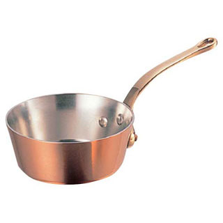 【銅極厚鍋テーパー金管楽器柄 18糎】【勝手もと手道具 製菓御先棒 飲食店】【ECJ】