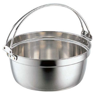 【18-8吊る付料理鍋 51cm】 【厨房器具 製菓道具 飲食店】【ECJ】