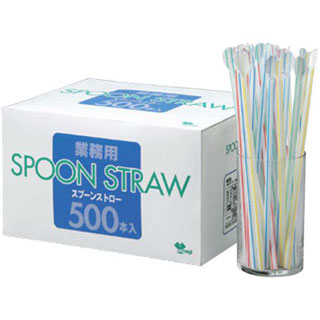 【まとめ買い10個セット品】【業務用スプーンストロー ST-011 ［500本入］】 【厨房器具 製菓道具 飲食店】【ECJ】