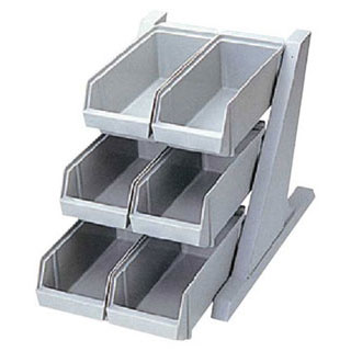 【BKオーガナイザー3段2列 ブラウン】 【厨房器具 製菓道具 飲食店】【ECJ】