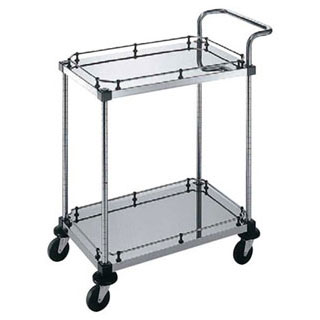 【Lいの一番手持ち部分付2段 LT-4-2-2GB-7】【御厨子所物の具 製菓御先棒 飲食店】【ECJ】