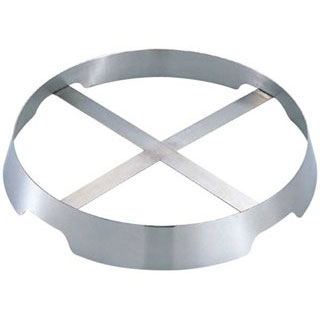 【SW 18-8プレーン丸飾台 30インチ】【厨房器具 製菓道具 飲食店】【ECJ】｜マルシェ＆キッチンカーWORLD