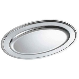 【まとめ買い10個セット品】【SW 18-8平渕小判皿 8インチ】【厨房器具 製菓道具 飲食店】【ECJ】