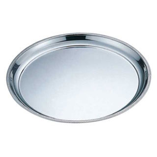 【18-8 菊渕丸盆 22インチ】 【厨房器具 製菓道具 飲食店】【ECJ】